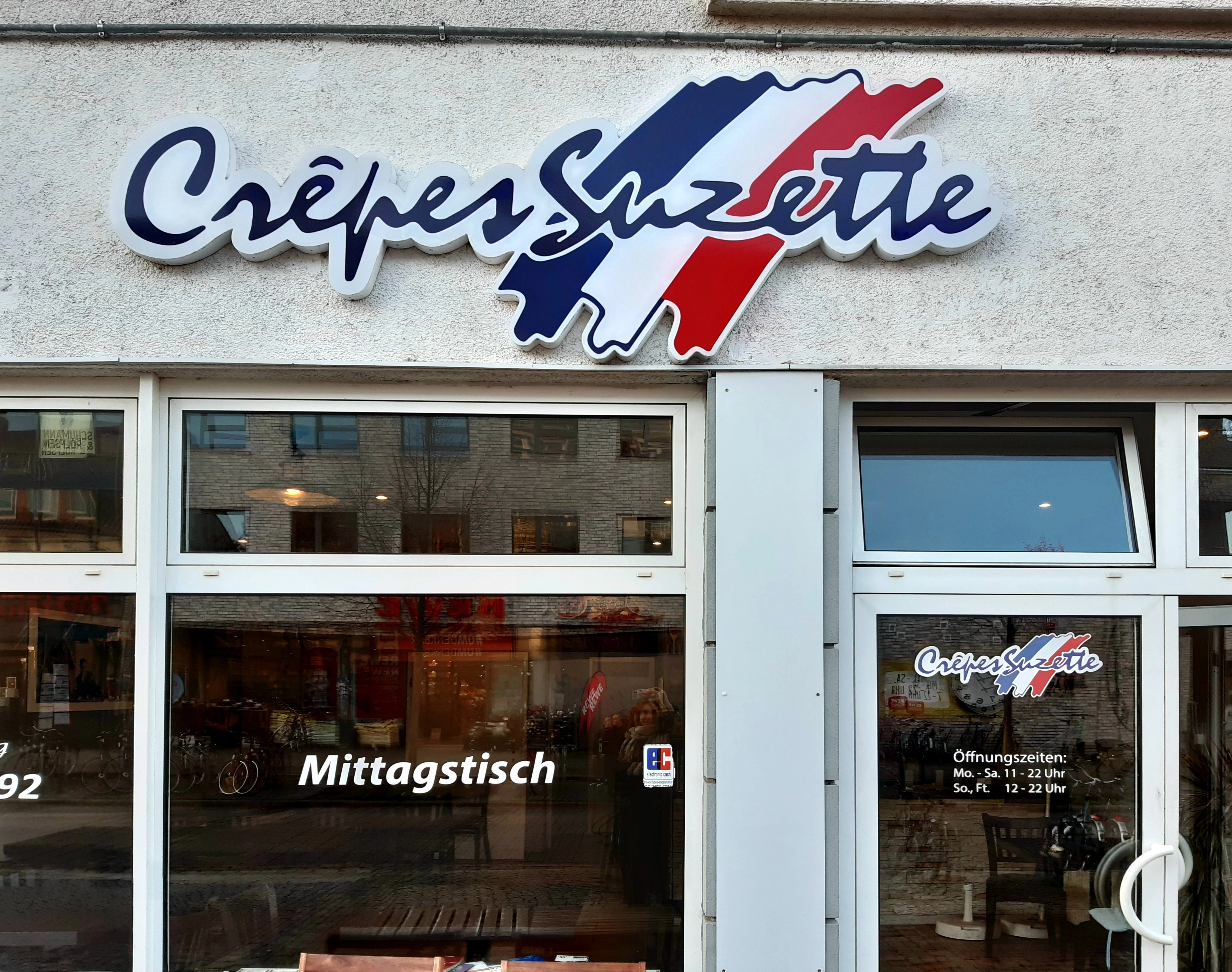 Crepes Suzette in Bremen von außen